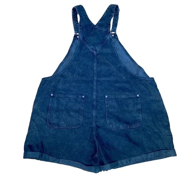 Old Navy XXL Overalls Black 100% Cotton Black - Picture 3 of 9